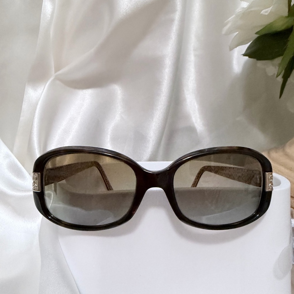 Coach Women's Oversized Brown Gradient Sunglasses *Frames Only *